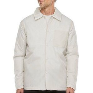 Men’s NWT STYLUS Lightweight Button Up Jacket in Gray Mist, Size Large